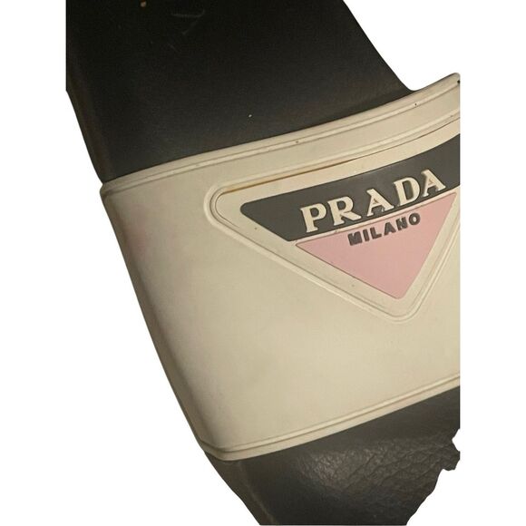 Prada Rubber Slip On Sandal - Picture 5 of 11
